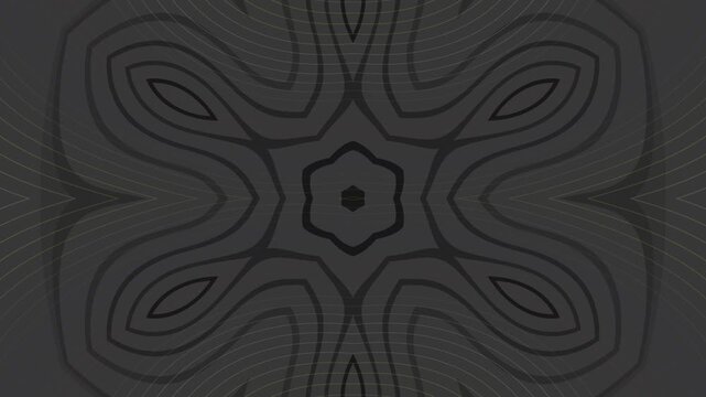 Abstract isoline triangle and radio wave animation with layered geometric lines, smooth flowing motion, subtle glow, and a modern futuristic digital background design.