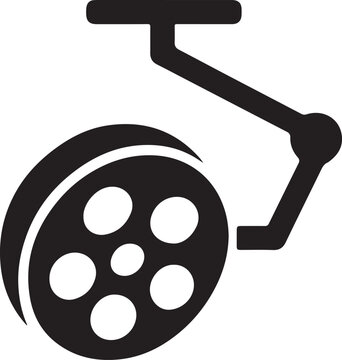 Surgical Operating Light Icon (Medical Examination Lamp)