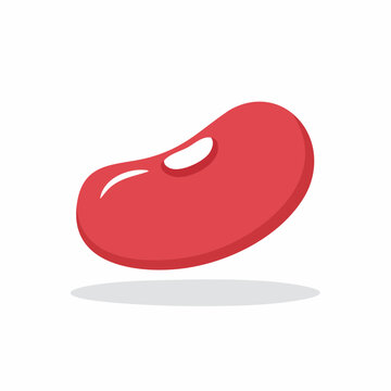 Red Jelly Bean Icon
