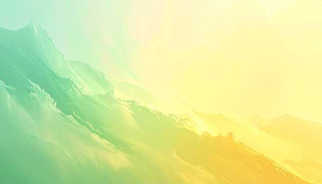 Paysage de montagne abstrait avec d&eacute;grad&eacute; de couleurs