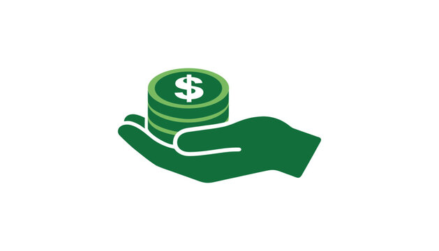 cash money for finance professional business logo design template