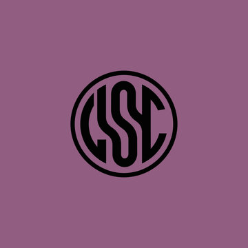 Monogram Logo Design Featuring Intertwined Letters GSC.