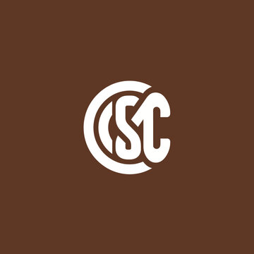 White CSC Monogram Logo Design.