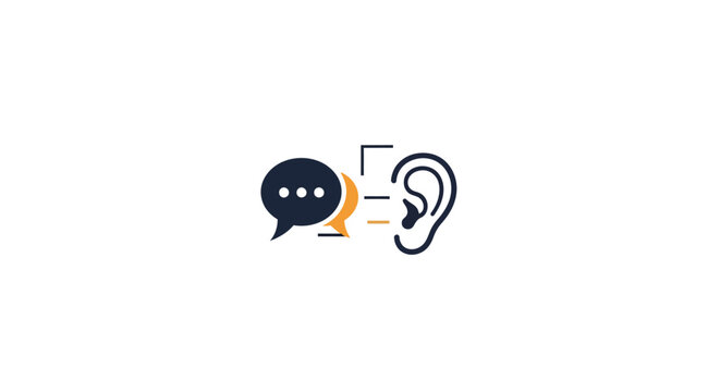 Communication Hearing Speech Bubble.