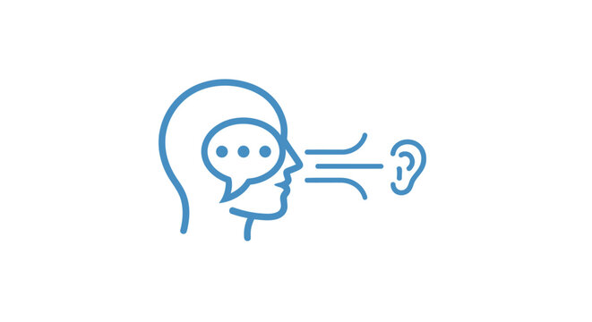 Communication Speech Bubble Icon.