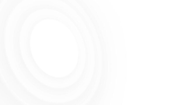 White soft tunnel background subtle circular depth, bright glow, and clean abstract space. medical videos, product intros, corporate screens, science promos, wellness visuals, and minimal overlays.