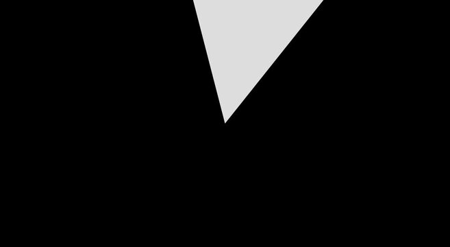 Minimalist rotating triangle abstract motion animation background