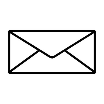 Email envelope icon with envelope communication correspondence connection delivery transparent information electronic internet correspondent