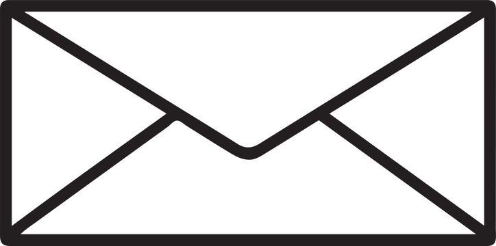 Email envelope icon with envelope communication correspondence connection delivery transparent information electronic internet correspondent