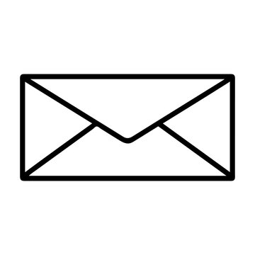 Email envelope icon with envelope communication correspondence connection delivery transparent information electronic internet correspondent