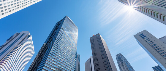 高層ビル・都市風景