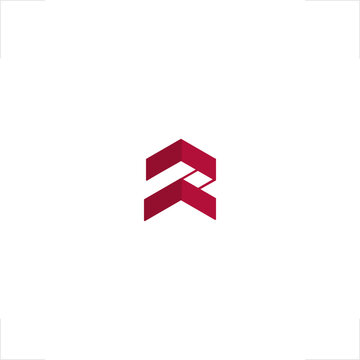 Dynamic growth letter R arrow niche for logistics and finance industry, featuring a bold geometric style, perfect for investment branding, delivery service identity, corporate trading apps, and pro