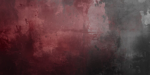 Obraz premium An old grunge wall background with a vintage paper texture and rusty metal design featuring aged brown paint on a dark antique canvas surface