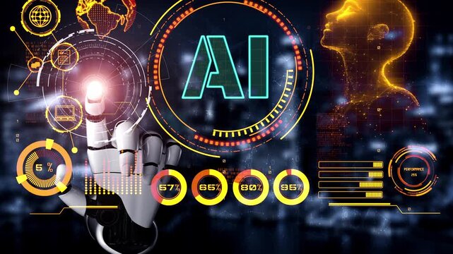 AI Assistant Brain Processor with LLM Technology, Big Data, Machine Learning, Generative AI for Business Support, Future Agentic AI Technology and Artificial Intelligence Prompt Engineering. Thunk