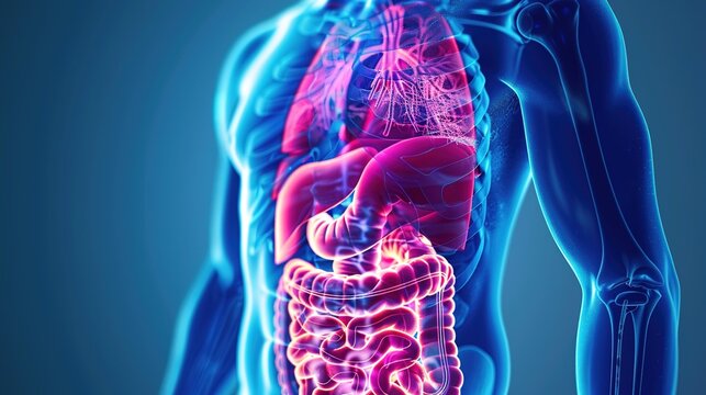 Endoscopy specialist observing gastric ulcer with suspected malignancy