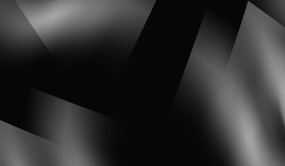 black background with a combination of sharp geometric graphics and soft gray gradients. © maskam