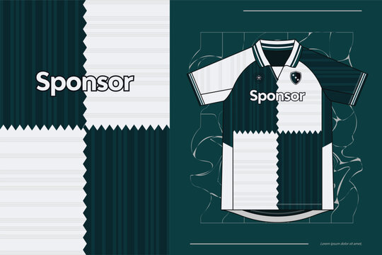Futuristic diagonal stripe soccer jersey sublimation pattern