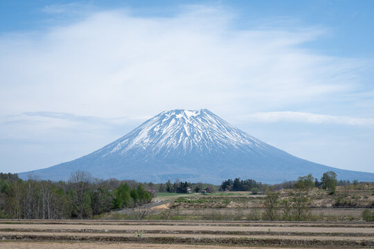 Mt.Yotei from Niseko in May 1
