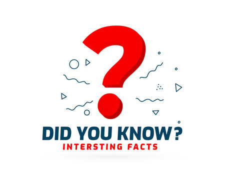 did you know facts template in 3d style