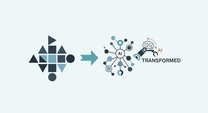 Transformation Process Change Concept Icon.
