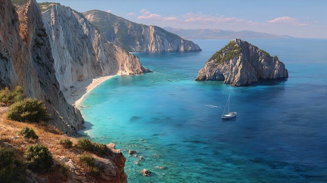 Coastal Landscape View / 海岸の風景のビュー