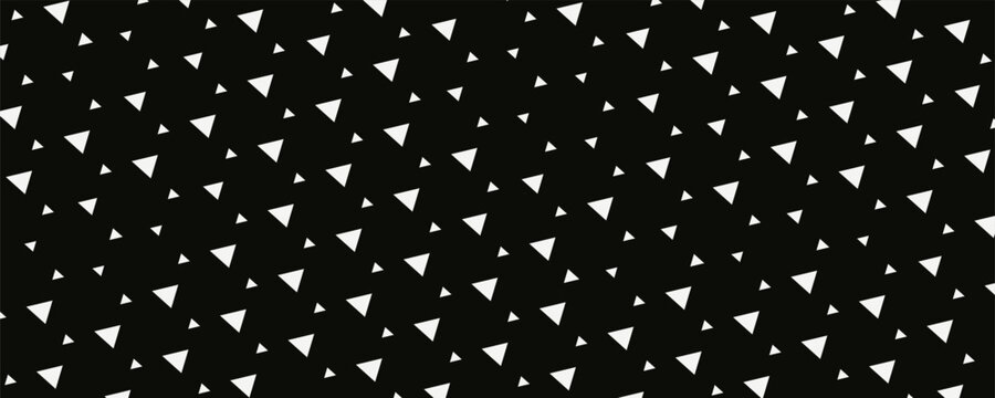 Pola Geometris Segitiga Putih Abstrak