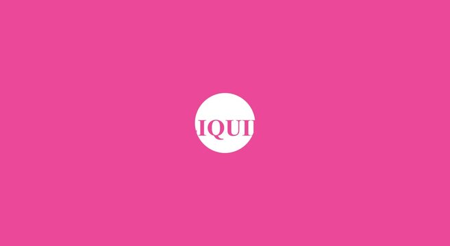 Liquid morphing shape animation with dynamic white blob on pink animation