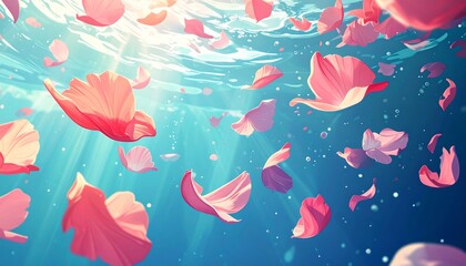 Obraz premium Colorful butterflies flying in pastel sky.