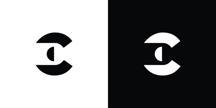 Unique and modern letter C initials logo design