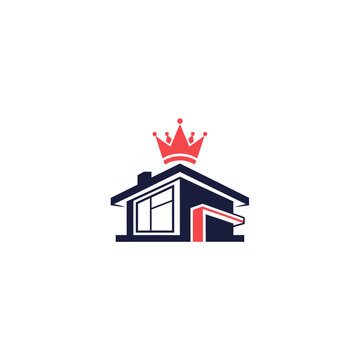 House with a crown on top.