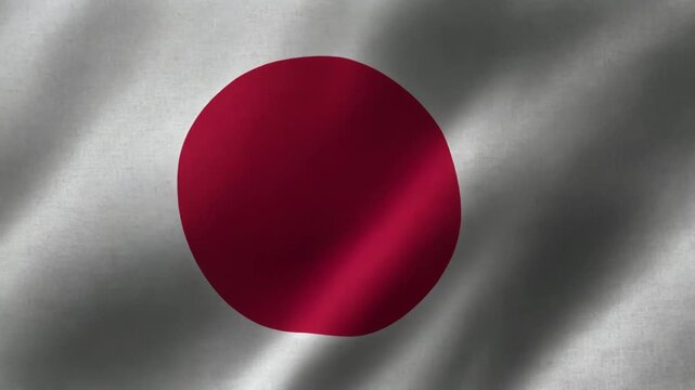 強い光と深い影が映える重厚な日の丸