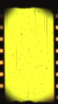 Old Film Reel Vintage 1950s City Life Film Frame Grain Dust Scratches Overlay 4K Video
