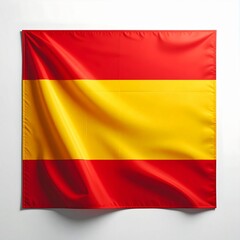 Obraz premium Spain Flag Fabric Collection – Spanish National Banner and Waving Silk Cloth Background