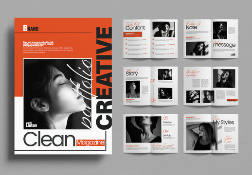 Clean Creative Magazine Design