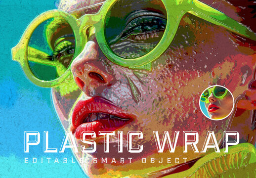 Plastic Photo Effect Design