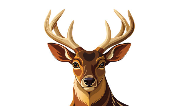 Mule deer clipart vector illustration