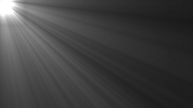Beautiful Gold Volume Light in the Dark Seamless. Golden Rays Moving with o na motion background,4k video animation