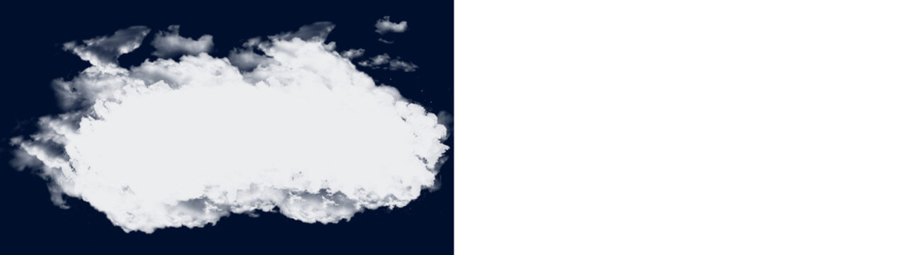Abstract black and white of a cloud formation