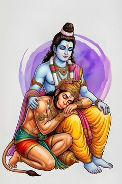 Lord ram love hanuman photo 