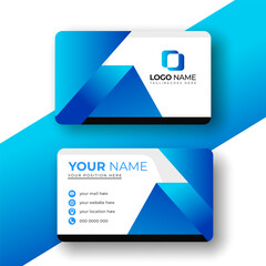 Fototapeta premium Professional modern business card template for doctor, medical clinic, corporate executive, consultant, entrepreneur and company owner, clean red white branding identity vector design