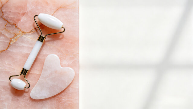 Jade roller and gua sha tools