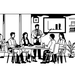 Fototapeta premium business meeting in the office