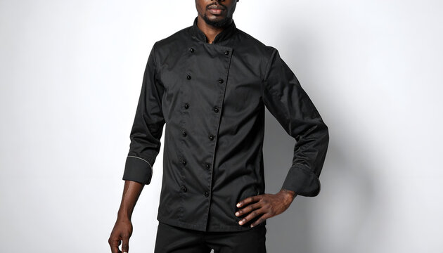 Professional Black Chef Jacket for Culinary Excellence.