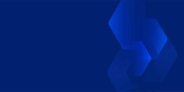 Futuristic blue tech background with luminous lines and hexagonal patterns, ideal for websites, banners, brochures, and digital presentations.