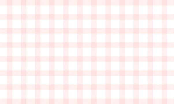 Seamless checked cloth texture pattern soft fabric background minimal textile vector design
