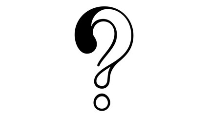 Fototapeta premium Modern scalable flat vector icon illustration showcasing a distinct punctuation mark design on a clean background, highly suitable for editorial typography, web interfaces, and creative graphic arts.