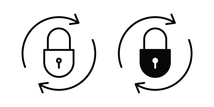 Change Password icon vector design and illustration.