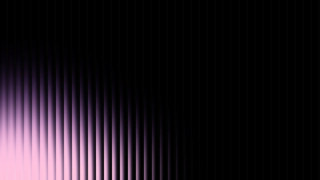 Abstract glossy ribbed glass texture in purple, pink, and magenta gradients for professional presentation slides and software mockups.