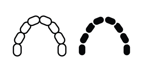 Maxilla icon vector design and illustration. © nancy