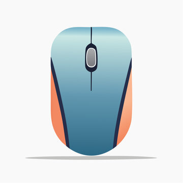 Modern Computer Mouse Illustration